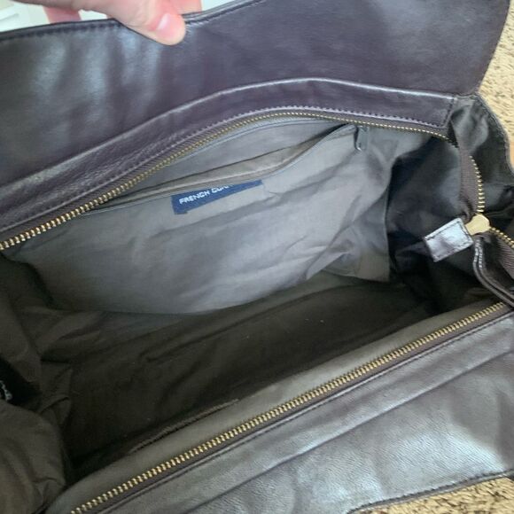 French connection | purple brown hand bag - Picture 6 of 8